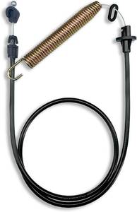 lot 12059 image: 175067 169676 Deck Clutch Cable Fits Craftsman LT1000 LT2000 DLT 3000 AYP Husqvarna Poulan Ryobi 42 Riding Lawn Mowers - Replaces 532169676 532175067 21547184 - Retail $10