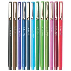 lot 12078 image: Marvy (4300S-12pk) Le Pen, 12 Color Set, Dozen (Micro Fine Point) - Retail $16