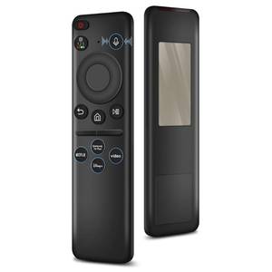 lot 12079 image: Replacement Solar Voice Remote Control for Samsung Smart TV, with Rechargeable Solarcell, USB-C Charging, Compatible with Neo QLED, 8K, The Frame and Crystal UHD Series - Retail $26