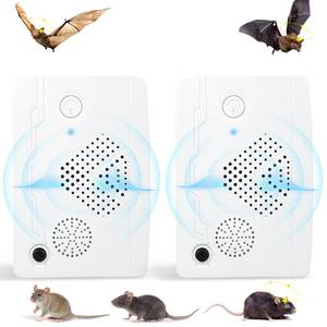 lot 12090 image: 2025 Upgraded Rechargeable Ultrasonic Bat Repellent Devices Indoor&Outdoor for Attic Porch House, Bat Deterrent Devices, Friendly to Human & Pet (2Pack) - Retail $33