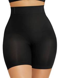 lot 12143 image: SHAPERX High-Waist Tummy Control Shapewear Shorts for Women Seamless Body Shaper for All-Day Wear Under Dresses,SZ5810-Black-SM - Retail $20