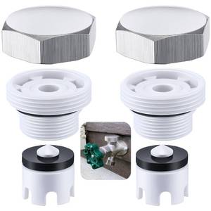 lot 16260 image: Ceoighe 2 Pack Vacuum Breaker Repair Kit Replacement for VACVBKX1B Heavy Duty Metal Vacuum Breaker Replacement Kit for Traditional Anti Siphon Frost Free Sillcock Valves Anti Siphon Valve Repair Kit - Retail $21