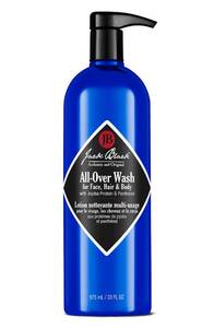 lot 16265 image: Jack Black All Over Wash Face, Body &amp Hair Cleanser, 33 Fl Oz  Citrus, Mint &amp Oakmoss  Mens Face Wash, Body Wash, Shampoo, Skin Care, Hair Care, Multi-Purpose Body Wash Men, Sulfate  Free - Retail $52