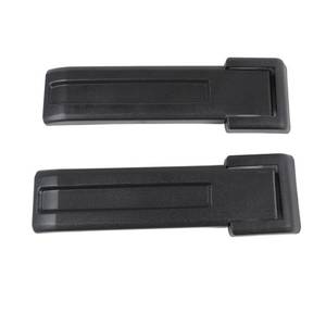 lot 16271 image: Tailgate Rear Door Spare Tire Holder Hinge Decoration Cover Trim Car Accessory for Jeep Wrangler JK JKU 2007-2017 24-Door Black - Retail $18