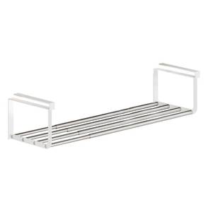 lot 19191 image: HGZBS Expandable Shoe Rack Organizer - Adjustable Shoe Rack & Under Cabinet Shelf - for Shoe or Clothing Storage and Organization, Under Shelf Storage (Stainless,1Pcs) - Retail $24