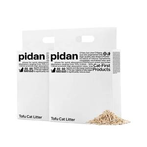 lot 19211 image: pidan Tofu Cat Litter Clumping,Flushable,Ultra Absorbent and Fast Drying, 100% Natural Ingredients Litter,Solubility in Water,Really Dust-Free,Less Scattering (5.3lb x 2bags) - Retail $29