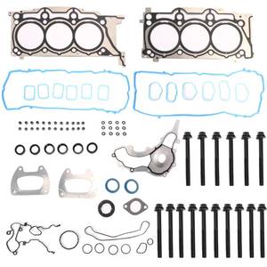 lot 19216 image: JAVOUKA Head Gasket Set Head Bolts 3.6 Pentastar for Chrysler 200300, for Dodge AvengerChallengerChargerJourneyGrand CaravanDurangofor Ram 1500 for Jeep WranglerGrand Cherokee 3.6L HS26541PT - Retail $85