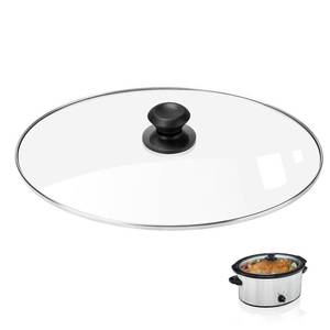 lot 1968 image: Oval Glass Crock Pot Lid 7 Quart Replacement for Lid Crock Pot Slow Cooker SCV700SS and for Hamilton Beach Slow Cooker Lids Replacement Oval 7 Quart 33474G, SCV700, SCV700SS, SCV700-KC - Retail $26