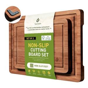 lot 1999 image: Bamboo Cutting Board Set Non Slip Feet Over Sink Gifts Best Mama Mommy Bonus Busy Mom Ever Christmas Xmas Birthday Law Step Stepmom Stepmother Who Have Everything Good Unique Useful Present - Retail $25