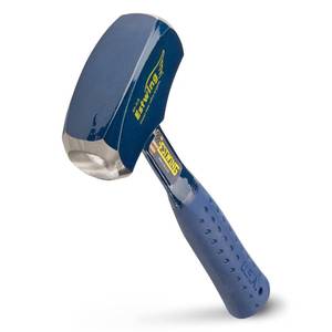 lot 2048 image: ESTWING DrillingCrack Hammer - 3-Pound Sledge with Forged Steel Construction and Shock Reduction Grip - B3-3LB - Retail $31