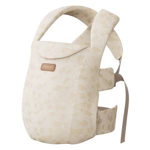 lot 2147 image: Momcozy Newborn Carrier WeeSnug - Lightweight and Cozy Comfort for 7-25 lbs, Ergonomic Cross-Back Support, Jacquard Weave, Hands-Free Baby Carrier with Lumbar Support, Geometry - Retail $70