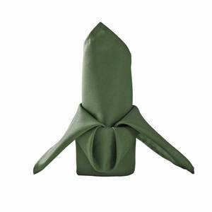 lot 15573 image: 50pcs Polyester Cloth Napkins - 20 x 20 inch Willow Dinner Washable Napkins with Hemmed Edges for RestaurantWeddingHotel(50,Willow) - Retail $43