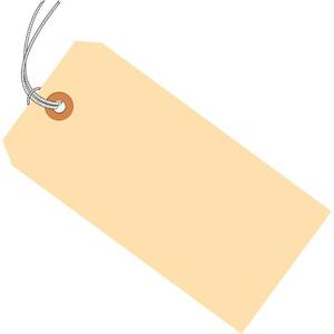 lot 15584 image: Discount Shipping USA Shipping Tags, Pre-Strung, 13 Pt, 2 34 x 1 38in, Manila, 1000Case, by Discount Shipping USA - Retail $41in