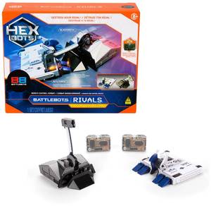 lot 15588 image: HEX BOTS BattleBots Rivals 4.0 (Blacksmith and Biteforce), Remote Control Robot Toys for Kids, STEM Toys for Boys and Girls Ages 8 and Up, Batteries Included - Retail $45