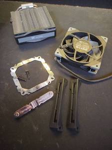 lot 15643 image: Thermaltake PC Cooling Components Set - Fan and HeatSink for CPU - Retail $45