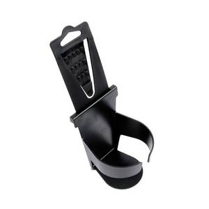 lot 16061 image: TENDYCOCO 2Pcs Car Back Seat Cup Holder, Adjustable Hanging Drink Holder, Multifunctional Auto Organizer, Black Abs, 5.51X2.56X3.35 Inches, Ideal for Road Trips and Family Outings - Retail $13