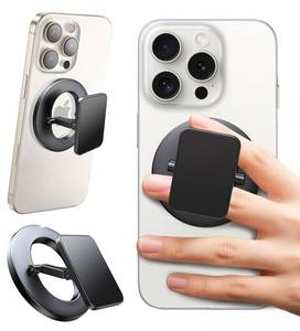 lot 16095 image: Falatong Dual-Side for Magsafe Phone Grip with Magnetic Phone Stand, Magnet Ring Holder for iPhone 1615141312 Pro Max Series Magsafe Case, Strong Magnetic Car Mount, Gym Phone Holder - Retail $18