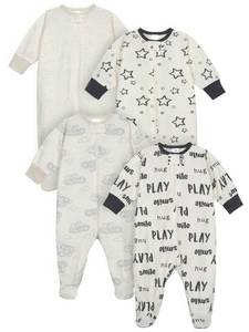lot 2258 image: Onesies Brand unisex baby 4-pack N Play and Toddler Sleepers, Grey Neutral, 3-6 Months US - Retail $18