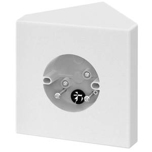 lot 5873 image: Fan Mounting Box, Ceiling Fan Mounting Bracket, Ceiling Fan Mounting Box, Ceiling Fan Mounting Kit, Fan Mounting Bracket, Fits cathedral Ceiling Angles of 80° or Up, White,1-Pack - Retail $38