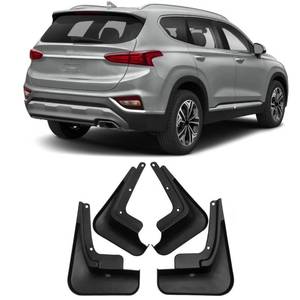 lot 5878 image: 4PcsSet Car SUV Mud Flaps Splash Guards Fender Mudguard for Hyundai Santa Fe 2019 2020 2021 2022 2023, (Not Fit for XL Models) - Retail $28