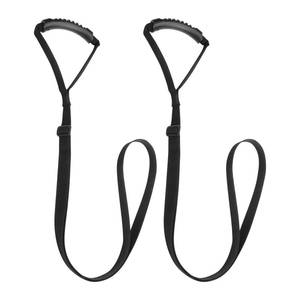 lot 6037 image: Easecos 2 Pcs Kayak Stand Up Assist Strap Canoe Drag Strap with Handle, Adjustable Pull Up Rope Kayak Boat Standing Aid Dragging Accessories - Retail $14