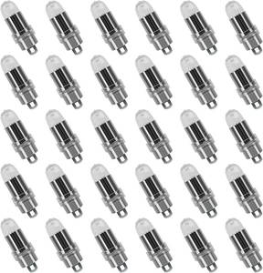 lot 12336 image: 30x Battery Operated LED Party Lights Seasonal Lighting for Balloons Paper Lanterns, Waterproof - Warm White - Retail $10