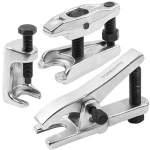 lot 18182 image: TOMMARS Ball Joint Separator, Tie Rod End Tool Pitarm Arm Puller for Front End Service, Ball Joint Separator Tie Rod Removal Tool - Retail $40