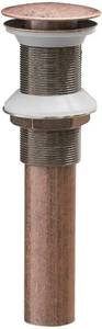lot 18222 image: Homevacious 1 58 Bathroom Faucet Vessel Vanity Sink Pop Up Drain Assembly Stopper Without Overflow Copper Push and Seal - Retail $26in