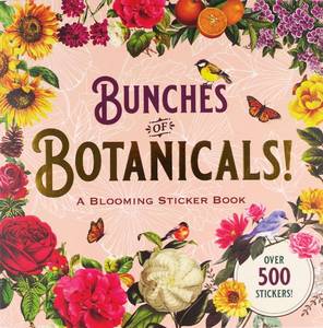 lot 18239 image: Bunches of Botanicals Sticker Book (Over 500 stickers) (Sticker Books) - Retail $12