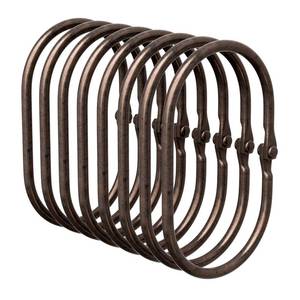 lot 18256 image: Bathway Shower Curtain Rings, Shower Curtain Hooks Bronze Curtain Rings 12 Pcs Anti-Drop Shower Rings for Curtain, Metal Shower Curtain Rings Rust Proof, Shower Hooks for Shower Curtain Rod - Retail $9