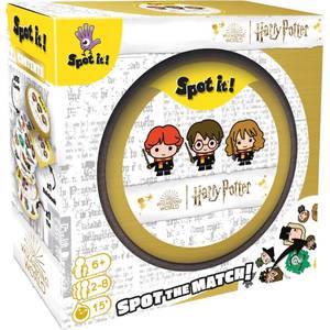 lot 18271 image: Zygomatic Spot It Harry Potter (Eco-Blister) - Magical Wizarding World Card Game for Families Fun Matching Game for Kids and Adults, Ages 6, 2-8 Players, 15 Minute Playtime, Made - Retail $16