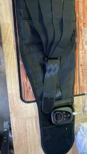 lot 18287 image: Medical Back Brace Support heating Belt with Digital Display - Retail $45