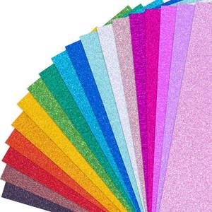 lot 18289 image: Koogel 36 Sheets Glitter Cardstock, 8.5 x 11 Inches Sparkly Craft Cardstock Paper, for Arts and Crafts, Card Making, Scrapbooking, DIY Projects, Back to School Supplies, 18 Colors, 250GSM - Retail $10