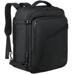 lot 19278 image: MATEIN 45L Travel Backpack, Large Carry on Backpack for Men Women, Water Resistant Lightweight Expandable Daypack, Business Weekender Backpacks, Gifts for People who Travel, Black - Retail $34