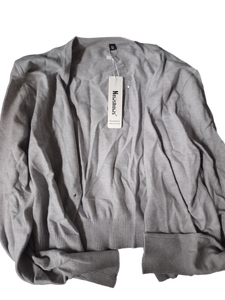 lot 20342 image: New Newshows Light Gray Cotton Shirt M - Retail $25