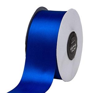 lot 16145 image: NOYI TRAXD 20 Yards Blue 1-12 inch Wide Double Faced Polyester Satin Ribbon for Craft,Wedding,Gift Wrapping,Bow Making and Other Projects - Retail $13