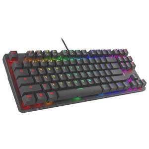 lot 17683 image: TECWARE Phantom 87 Key Mechanical Keyboard, RGB led, Outemu Brown Switch - Retail $50