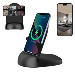 lot 17697 image: FHD 1080p Dome Camera WiFi Wireless Phone Charger,Indoor Security Camera with Motion Activated, (Rotate Lens) 250°Viewing Angle for Home Security(2.45G) - Retail $87