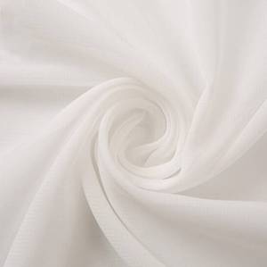lot 18166 image: 58 Solid Color Chiffon Fabric Rustic Sheer Bridal Wedding Party Decorations Backdrop, Ivory, 5 Yards - Retail $19in