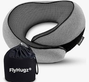 lot 20358 image: FlyHugz Neck Travel Pillow  Memory Foam Neck Pillow