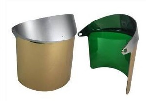 lot 31330 image: Oberon FF4000 8x14 Heat Reflective Faceshield, 3 Pack