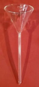 lot 31366 image: Pyrex Corning 6140-65 Long Stem Glass Funnel, 12 Pack