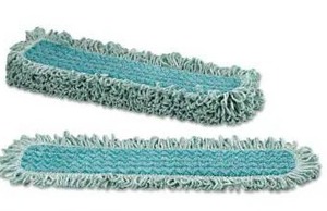 lot 31379 image: Rubbermaid 24 Inch Dust Pad With Fringe, Q426, 6 Pack