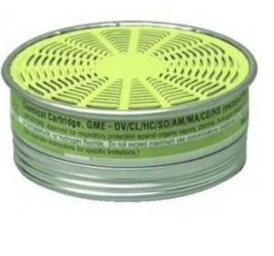 lot 31380 image: MSA 492790 Comfo GME Multigas Respirator Cartridges, 10 Pack