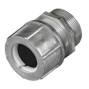 lot 31416 image: Hubbell Wiring Device-Kellems Connector Aluminum SHC1053, 4 Pack