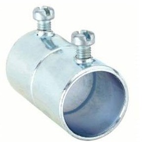 lot 31492 image: Hubbell Set Screw Conduit Coupling, Steel, 34 in, 10 Boxes