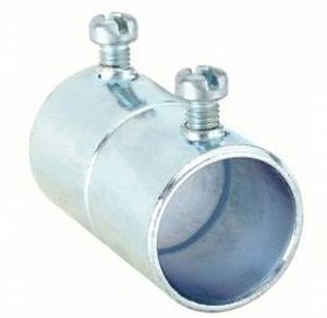 lot 31496 image: Hubbell Set Screw Conduit Coupling, Steel, 34 in, 10 Boxes