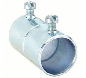 lot 31497 image: Hubbell Set Screw Conduit Coupling, Steel, 34 in, 10 Boxes
