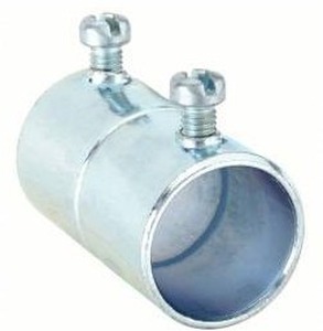 lot 31498 image: Hubbell Set Screw Conduit Coupling, Steel, 34 in, 10 Boxes