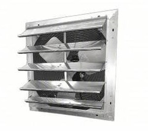 lot 31565 image: Dayton Shutter Mount Exhaust Fan, 18 in Blade